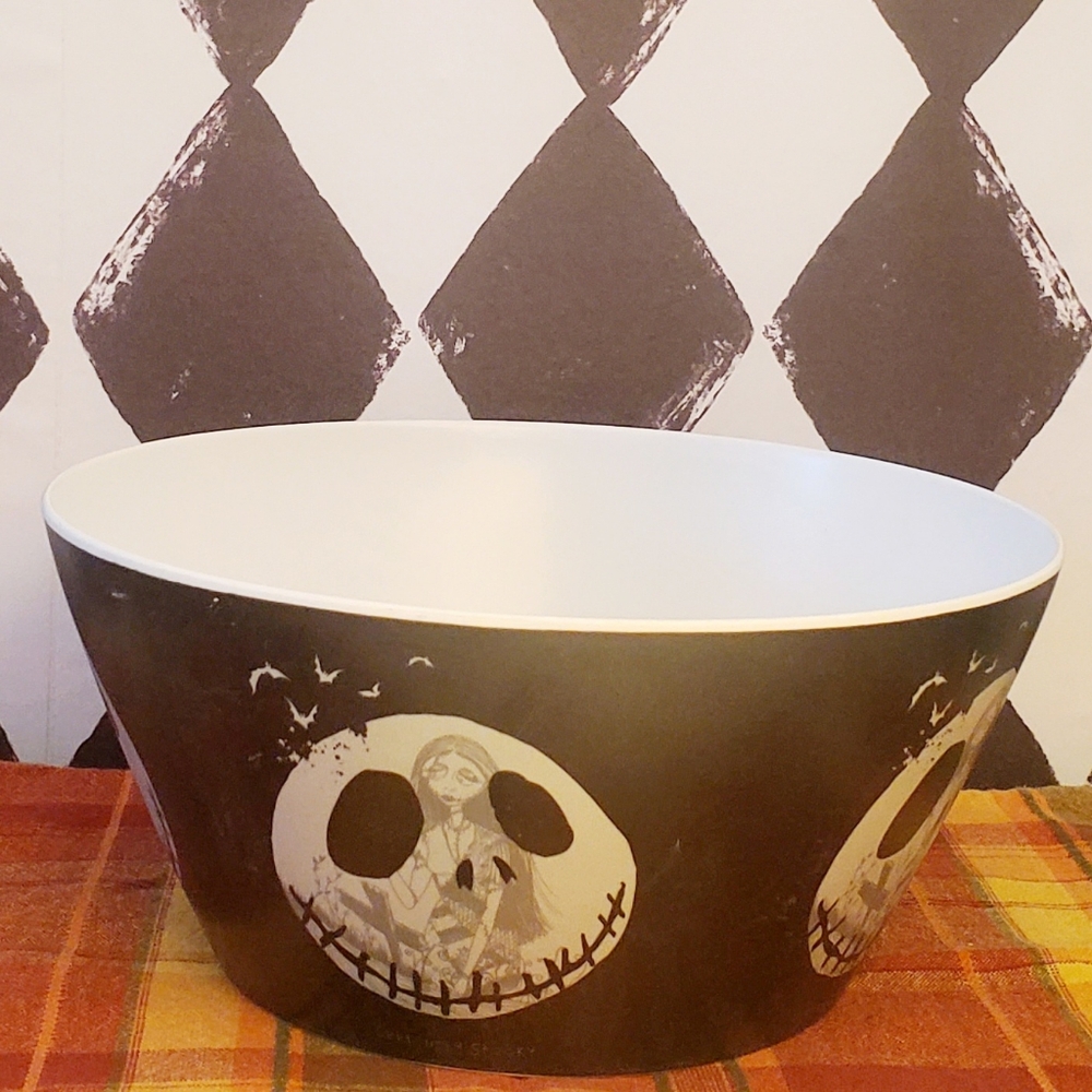 🆕️Disney Jack The Skeleton And Sally Treat Bowl- The Nightmare Before Christmas